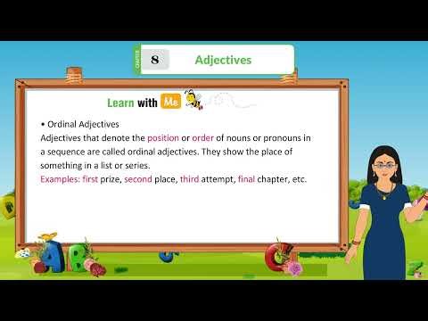Ch-8 Adjectives | Easy English Grammar | Class 3