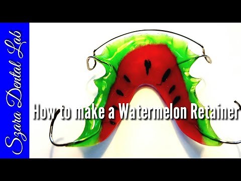 Ortho How to make a Watermelon Retainer (upper)