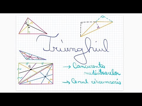 Triunghiul: Mediatoarea unui segment - Clasa a VI-a