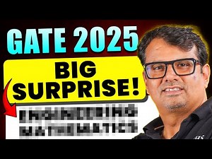 GATE 2025 Engineering Mathematics | Big Surprise by GP Sir