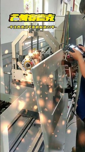 Dynamic balance of mechanical spindles done by our spindle balancing machine - Zero Dynamic.