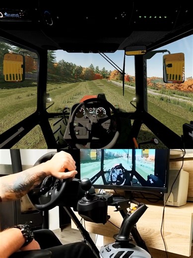 Farming Simulator MTZ 82.3 Logitech Steering Wheel Manual Gearbox Thrustmaster Farmstick #dkgc #mtz
