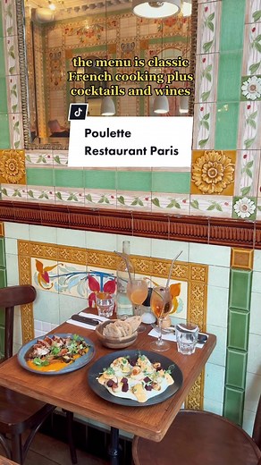 Add this gorgeous Paris restaurant to your city itinerary, and make sure to order dessert! 📍Poulette Restaurant, Paris #tiktoktravel #parisfrance #parisrestaurants #parisdining #parisbucketlist #thingstodoinparis #travelinspo #traveltips Paris Restaurants, Things to do in Paris