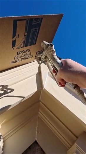 How to paint a million dollar home with a piece of cardboard #painter #construction #realestate | Joe Does Stuff