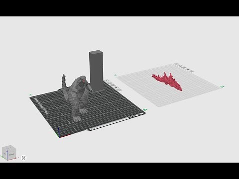 🔴 Live 3D Printing: Godzilla 2024 Figure | 2 Plates | 3 Colors | 137g