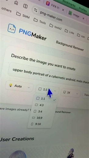 make transparent png graphics with ai