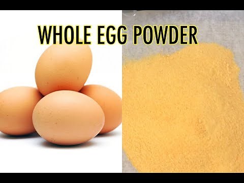 HOW TO MAKE WHOLE EGG POWDER