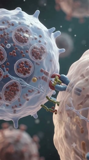 ⚔️ How Cytotoxic T Cells Kill Infected Cells | CD8⁺ T Cell Mechanism #virus #virology