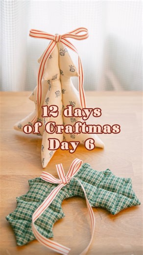 Vanessa Roberts | We’ve made it to day 6 of 12 days of Craftmas and today we’re sewing some fabric Christmas trees 🎄 and holly. This will require a sewing... | Instagram