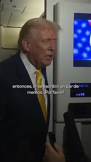 Donald Trump, volvió a generar controversia tras un intercambio con la prensa | Noticias Telemundo