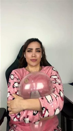 Struggling to Pop a Balloon in a Hug! 🎈😅💥