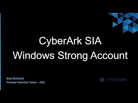 #26 - CyberArk SIA Windows Strong Account