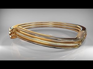 Maya 2016 / Keyshot 6 tutorial : How to model a gold ring set with diamonds