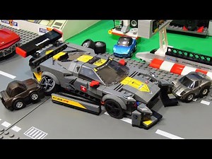 Lego : Build a Chevrolet Corvette C8.R Race Car - StopMotion