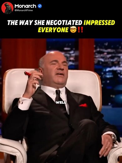 The way she negotiated impressed everyone 🤯‼️ #sharktank
