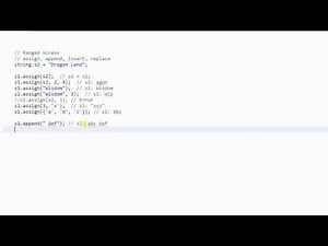 C++ String #2: Accessing String Characters