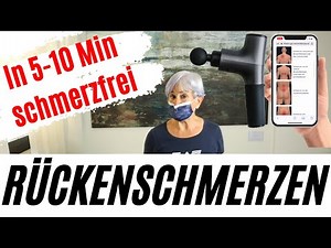 Massagepistole | Rückenschmerzen (Schmerzfrei in 5-10 Min)