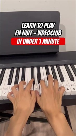 How to play Video Club - En Nuit intro #easypiano