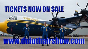 Tickets are now on sale for this summer's Duluth Airshow, presented by Essentia Health and AAR on June 26-27! This will mark the first time that the U.S. Navy Blue Angels will perform in their new F-18 Super Hornets and the debut of "Fat Albert" the Blues new C-130! Get your tickets now at www.duluthairshow.com! Thank you to Essentia Health, AAR, Cirrus Aircraft, St. Louis County, Minnesota, Monaco Air Duluth, B105, KBJR 6, Bernick's, Members Cooperative Credit Union, The Official Black Bear Cas