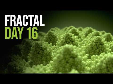 Creating Fractal 3D designs in Houdini for Mardini Day 16 2026