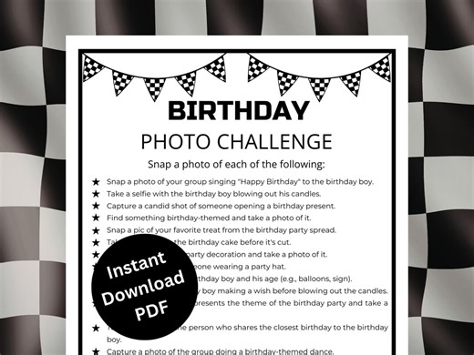 Printable Teen Slumber Party Games | Photo Challenge | Sleepover Activities - Etsy