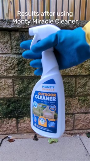 Monty Miracle on Instagram: "This stone wall clean is so satisfying to watch 😍 Using Monty Miracle Complete Outdoor Cleaner, this weathered surface build-up was lifted in just 10 minutes with minimal effort. A deep outdoor clean with fantastic before & after results ✨ Real customers. Real results. #StoneWallCleaning #OutdoorCleaning #MontyMiracle #SatisfyingClean #BeforeAndAfter"