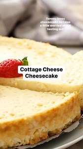 Cottage Cheese Cheesecake 🤯✨Comment “RECIPE” to the link in your DM (or see link link👇) ✨🍓Perfect for Valentine’s ❤️This New York-style cheesecake is made lighter with cottage cheese and cream cheese, blended together for a creamy, delicious low-calorie dessert! Higher in protein and lower in fat and so good! ✨ (SAVE TO MAKE LATER) #skinnytasterecipe #easyrecipes #healthyeating #cottagecheese #cheesecake #valentinesdessert #cottagecheesecheesecake #dessert #wwrecipes | Skinnytaste