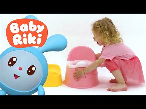 Învățăm să folosim olița 🚽 Învățăm cu BabyRiki | Desene animate Copii