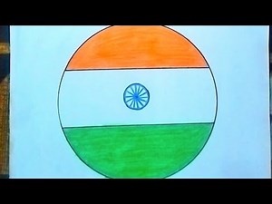 How to Draw Indian Flag Step By Step || Indian Flag Drawing With Colour Pencils || Republic day