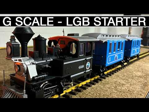 🔴 LGB AMERICAN PASSENGER TRAIN STARTER SET | LGB 72327 | G SCALE MODEL RAILROADING