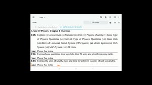 Grade 10 Physics Chapter 1: Part 12 | DrVince Physics