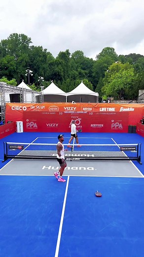 Pickleball Paddle Throwing at its Finest