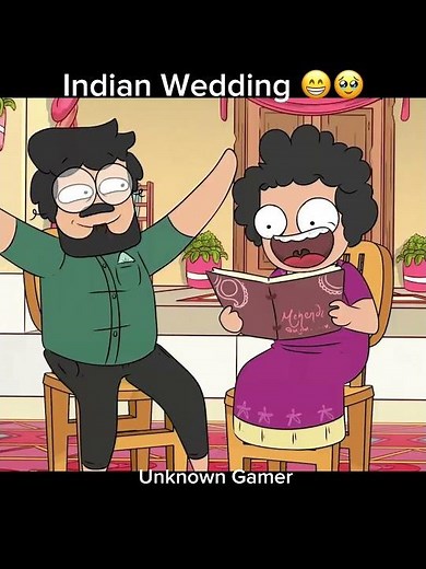 Indian Wedding 😂 #comedy #cartoon #funny