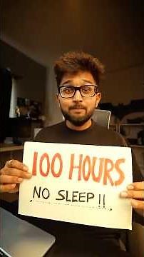 I tried Not Sleeping for 100 hrs ‼️