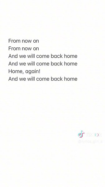 We Will Come Back Home - The Greatest Showman Lyrics