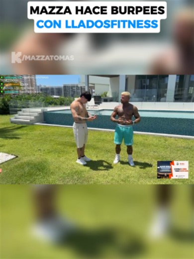 MAZZA HACE BURPEES CON LLADOSFITNESS #Mazzatomas | mazza y llados