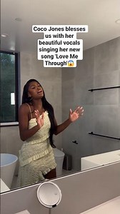 Coco Jones blesses us with her beautiful vocals singing her new song 'Love Me Through'😱