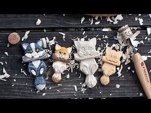 How to Carve a Cat - Wood Carving a Cat Step by Step