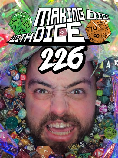 Making Dice With Dice Ep. 226 - Distant Galaxy Roll For Dice #dnd #dndtiktok #dice #dicegoblin #dicemakersoftiktok
