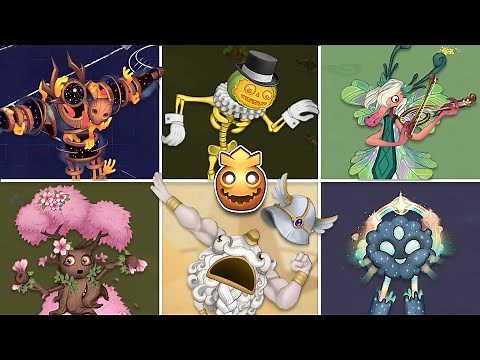 All Epic Seasonal Monsters - Comparison, All Islands & All Monsters Sounds (My Singing Monsters)