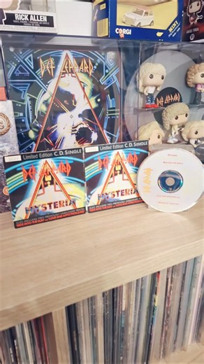 Def Leppard Hysteria CD Singles #80s #shorts #music
