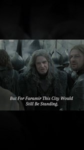 The Sons of Gondor – Faramir’s Memory of Boromir Part 3/6 In The Lord of the Rings: The Return of the King, Faramir recalls his cherished memories with his beloved brother, Boromir. As he reflects on their bond, the burden of living up to his father’s expectations weighs heavily on him. This is Part 3 of 6, capturing Faramir’s love, sorrow, and the lasting influence of Boromir’s legacy. Witness a powerful moment of brotherhood, duty, and sacrifice in the journey of Gondor’s sons. #lotr #shorts |
