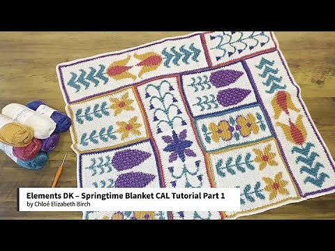 Elements Springtime Blanket Tutorial CAL Part 1