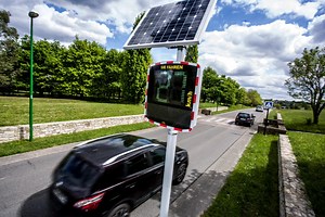 EVOLIS Geschwindigkeitsanzeige - Geschwindigkeitsmesstafel - Elan City