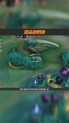 Bro learns from his mistake 🗿#mobilelegends #martis #shorts #mlbb