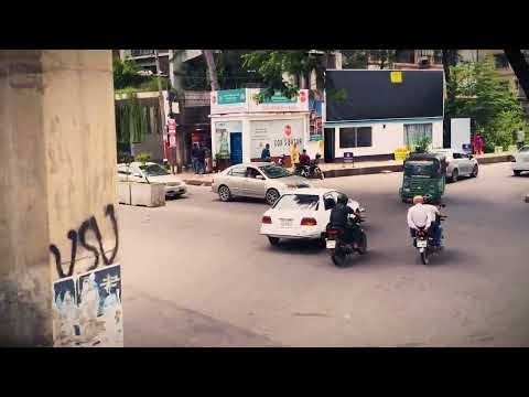 Dhaka City Roadside View | khilkhet to mohakhali, Bangldesh