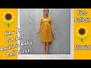 Barbie Clothes - Baby Doll Dress 🌻