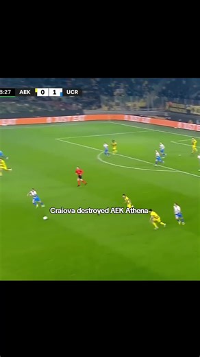 Craiova the most dangerous team in Eastern Europe #craiova #aek #football #fyp #viral