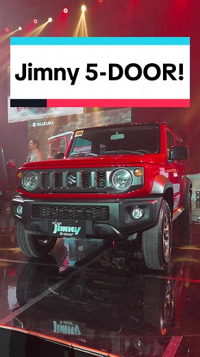 The 5-Door Suzuki Jimny is here and it’s real! Pocket-sized but brimming with character and excitement, it promises off-roading fun for everyone! Pricing for the JIMNY 5DR GL MT starts at P1,558,000 while the JIMNY 5DR GLX AT goes for P1,698,000. There’s also the range-topping 2-tone JIMNY 5DR GLX AT for P1,708,000 so watch out for our full review coming soon! #Suzuki #SuzukiJimny #jimny5door #thelegendcontinues #nobodybutjimny #jimny #jimnylife #suzukiautoph #zigwheelsphilippines #fyp