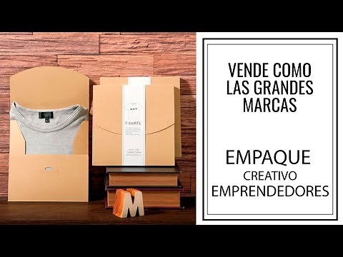 🎁 EL MEJOR EMPAQUE para tus PLAYERAS [ PACKAGING T-SHIRT ] PACKAGING para ROPA